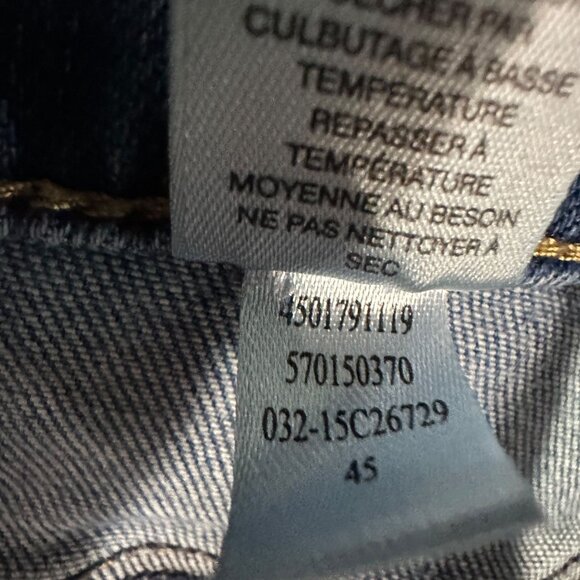 Chicos Womens 2/12 Platinum Boyfriend Jeans Light Wash Denim Distressed Stretch - Picture 10 of 13